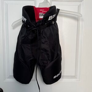 Bauer Black and Red Hockey Pants